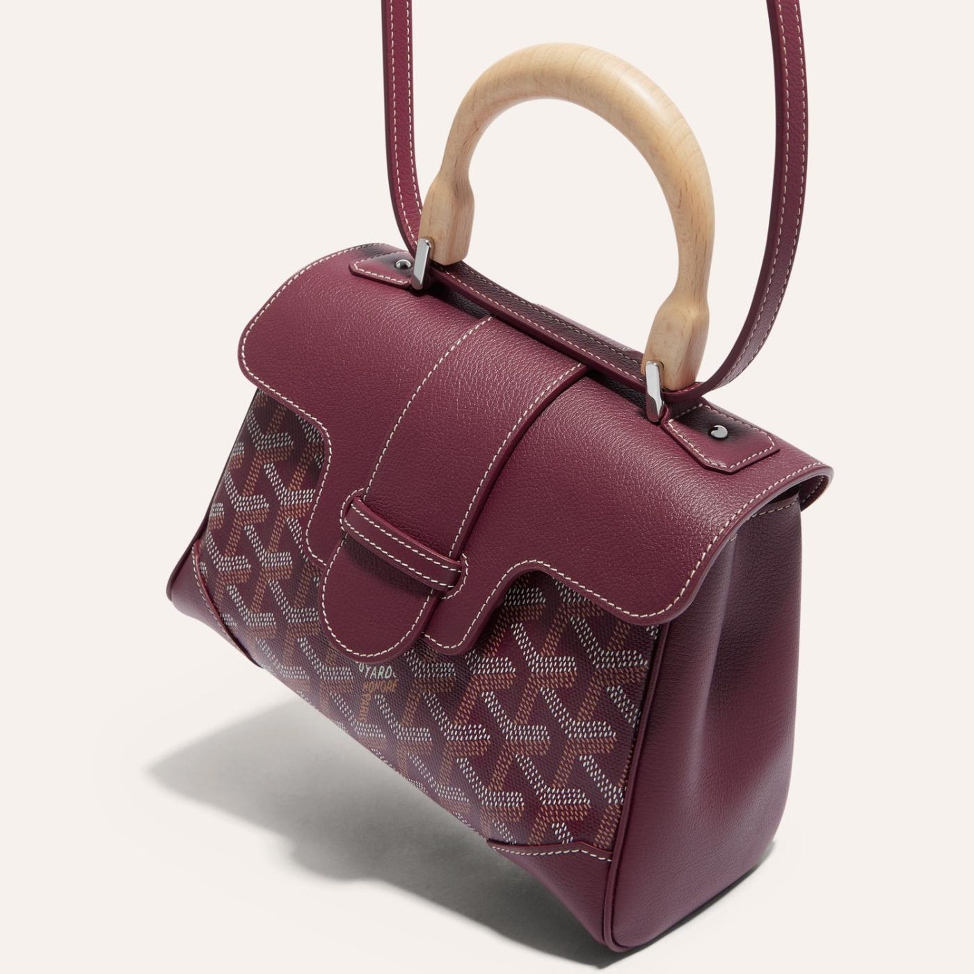 Goyard Saigon Souple Mini Bag Bordeaux - Image 3